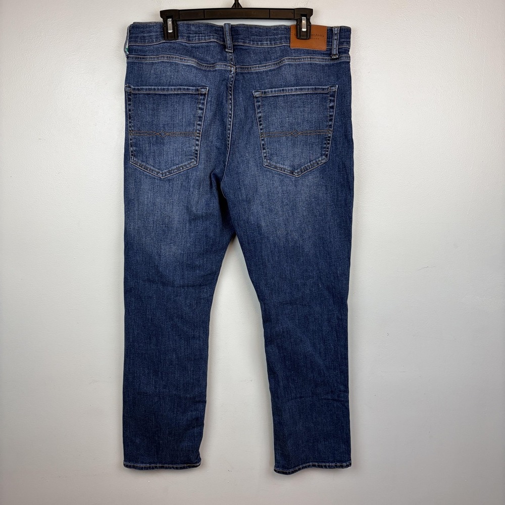 Lucky Brand 410 Athletic Straight Jeans Mens 36x32 Blue‎ Med Wash Denim - Picture 2 of 11